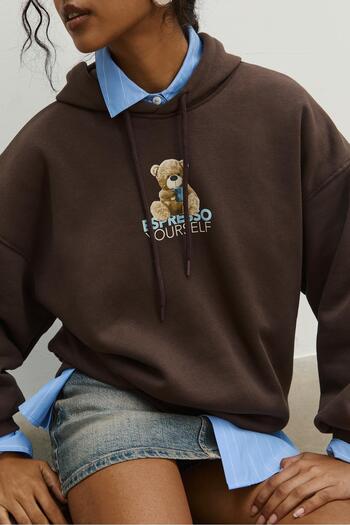 Stradivarius Graphic print hoodie