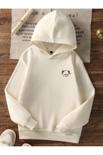 Afri Comfortable Fit Children's Sweatshirt with Cute Teddy Bear Figure