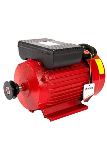 Heber Motor electric monofazat, Heber, corp fonta, protectie supraincalzire, 2.2 kw, 3000 rpm, cablu alime