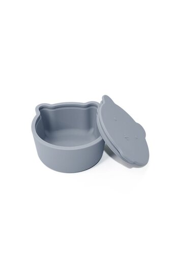 OEM Caserola cu capac din silicon in forma de Animalut pentru gustari, 8 cm