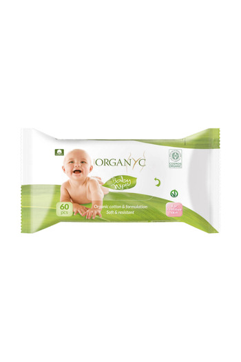 Organyc Baby wet wipes 60 pcs