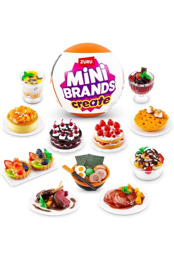 Zuru Mini Brands Create MasterChef Capsule, 77515GQ5, 3.74" Diameter, Age 6+