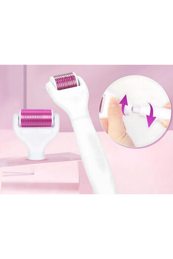 Savonia Derma Roller pentru mezoterapie cu microneedle – Față, Gât, Corp – Kit 6-în-1