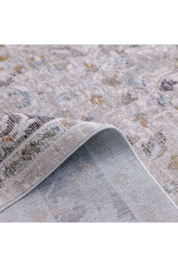 Danube Home Zena Modern Classic Rug Light Grey 160x230cm – Stylish Durable Polyester for Bedroom & Living