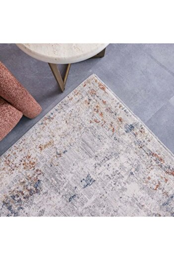 Danube Home Zena Textured Solid Rug Multi-Color 160x230cm – Soft Polyester, Vintage Charm & Modern Look