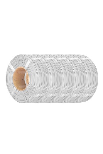 AZUREFILM Pack of 5 Hyper Speed Petg Refill Filaments White