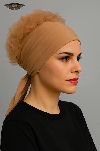 ALADİYAR Ruffled Bonnet
