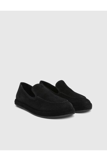 İLVİ Vili Genuine Suede Leather Black Women's Loafer