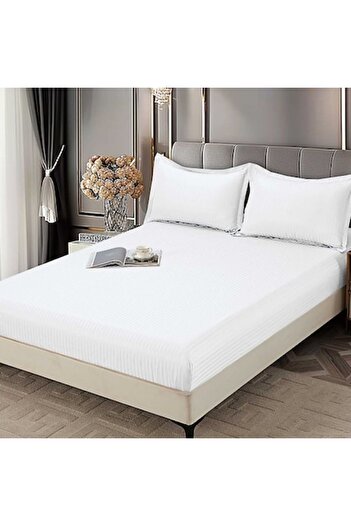 Casa de Vis Bed sheet with elastic + 2 pillowcases, 180/200, Casa de Vis, DH-03