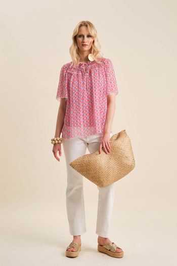 VERDA Patterned blouse
