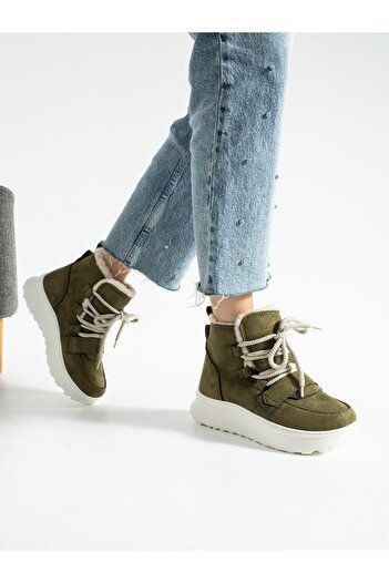 ALEMDAR AYAKKABI Γυναικείες μπότες SERİCA Green Suede