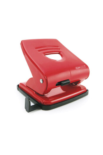 Rapesco 827M metal hole punch 30 sheets red