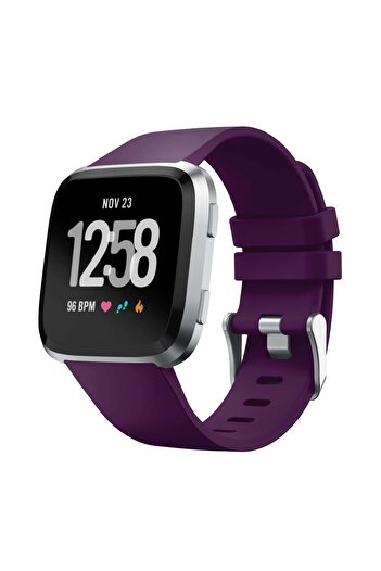 Edman Bracelet Strap for Fitbit Versa / Versa 2, size L, Purple