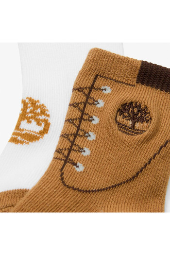 Timberland Boot Bebek Sarı 2'li Çorap