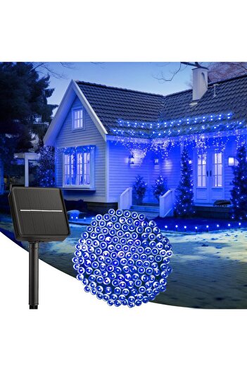 BellFyd Instalatie LED cu Panou Solar, 10 M - Pentru Exterior, Lumini Solare cu 8 Moduri de Lucru
