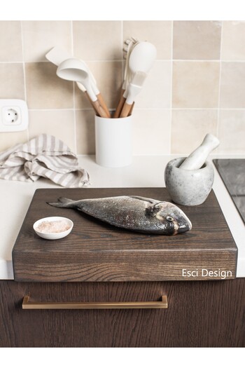 Esci Design Wooden Cutting Board - Trend Cutting Board - Countertop Cutting Board - Meat Cutting Board - Presentation Holder
