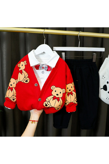 nannie Children's 3-Piece Set with Bruno Bears - 3-4 years