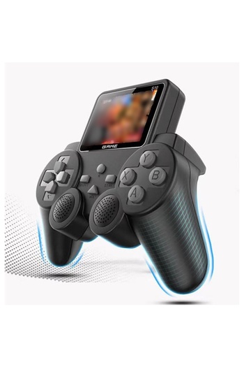 FOXMAG24 GamePad Controller with Screen, 520 Games, Portable, TV Connection, USB Rechargeable Battery, Black