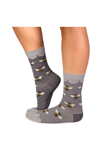 Pirin Hill New BAMBOO FINE Bamboo Socks - Gray