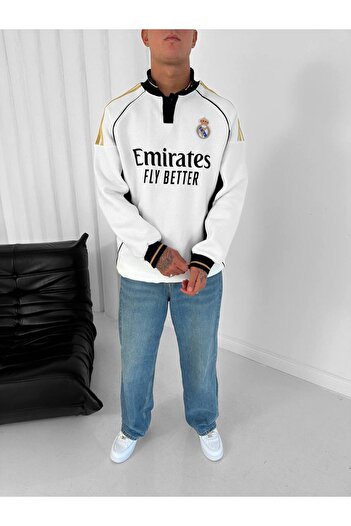 SENTİNEL WEAR R.Madr1D Polo Neck Premium Embroidered Sweatshirt