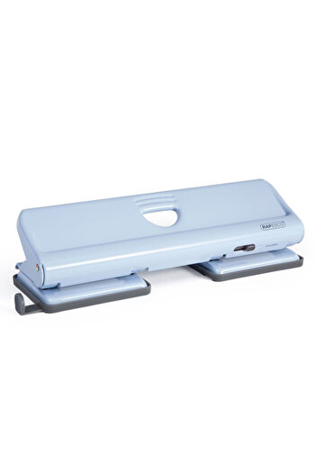 Rapesco Perforator metalic 720 cu 4 găuri, 22 de coli, albastru fondant