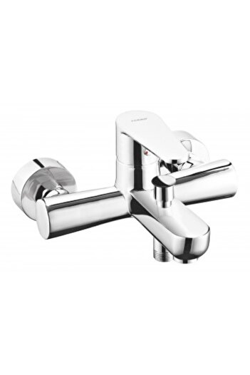 FERRO 3-in-1 Package Algeo Faucet Sink Bathtub/Shower Faucet and Shower Column, Chrome