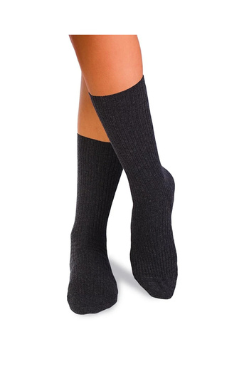 Pirin Hill Long cotton socks without elastic Anthracite
