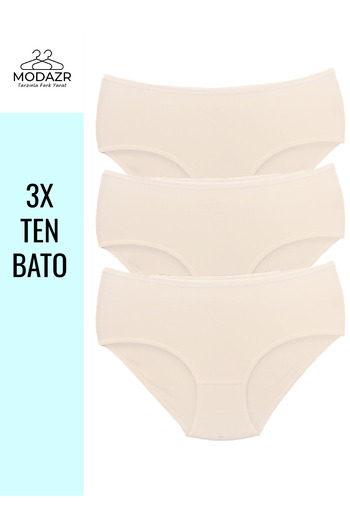 Aydoğan Women's Bato Panties Skin 3 Pack