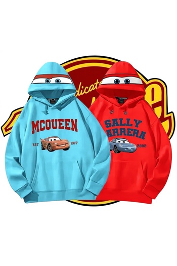 Vordevia Dear Combination 3 Thread Hooded Cotton Sweatshirt
