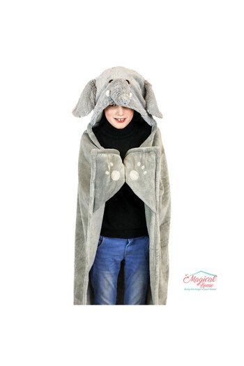Noxxiez Plush blanket Elephant