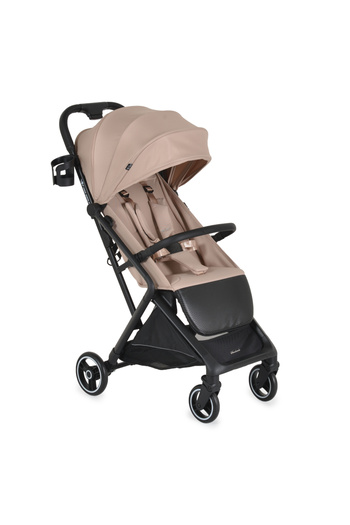 Cangaroo Airwalk Crepe Beige sports stroller, airplane cabin compatible, ultra-compact automatic folding, co