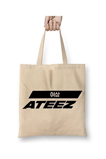 Toyaso Ateez Yeosang Cloth Bag Long Handle Shopping Bag Beach Bag
