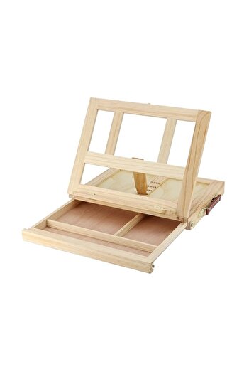 KESNUP Portable 2-in-1 suitcase painting easel, Cream