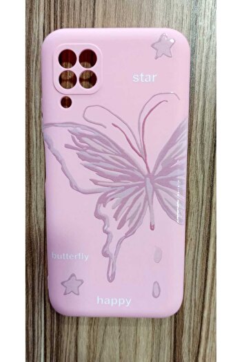 Newon Huawei P40 Lite Butterfly Printed Velvet Phone Case
