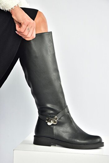 Fox Shoes V726717109 Μαύρες Κλασικές Γυναικείες Μπότες