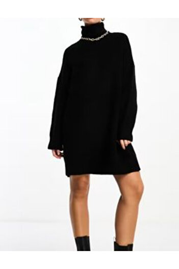 Stradivarius mini dress, black