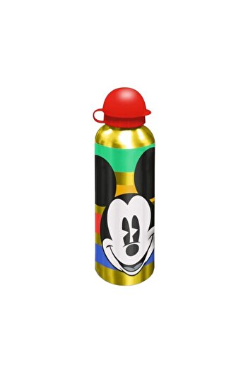 Mickey Mouse Children's water bottle, aluminum, 500 ml, gold,