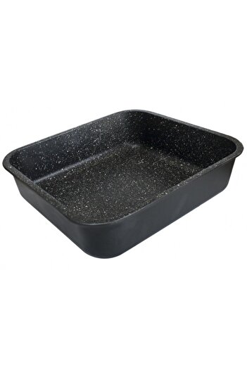 ANTIK ARS Deep baking tray 27x24xh7cm, aluminum, marbled non-stick coating
