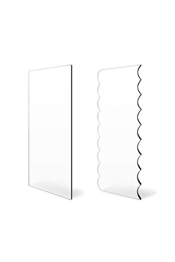Choice 2pcs Cake Scraper 3pcs/Set Acrylic Cake Disc 4 6 8 10 Inch Round Cake Board For Cake Trimming Circle