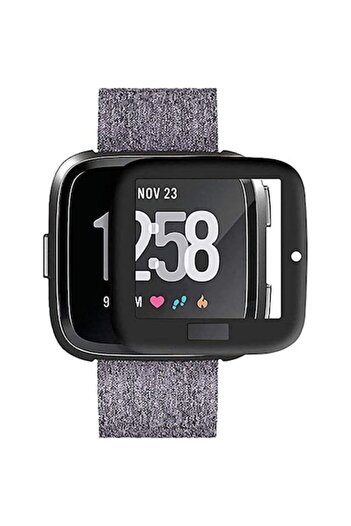 TELLUR Tempered Glass 3D PET Cover Full Glue for Fitbit Versa, Transparent