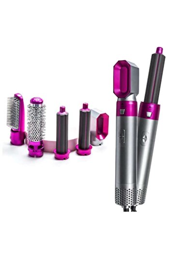 E-manor Hair Curler with Dryer, 5 in 1 Multifunctional, 360° Rotating Electric Plate, Automatic Device - 3
