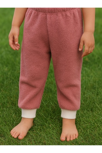 SANTRALBEBE Girl's Welsoft Single Bottom Pants
