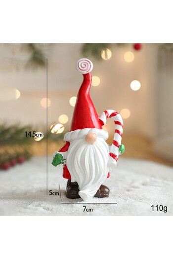 Flippy Resin Christmas Ornament, Flippy, Elf, 14.5 x 7 x 5 cm, Red White