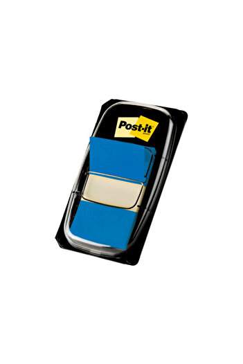 3M Index Post-It din plastic albastru