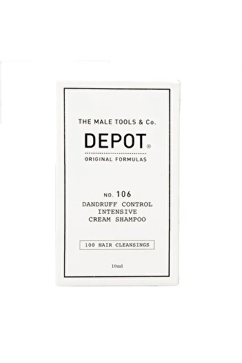 DEPOT , 100 Hair Cleansing No. 106, Pro-Vitamin B5, Hair Shampoo, Anti-Dandruff, 10 ml