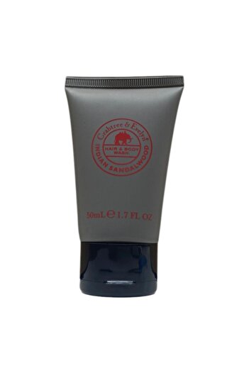crabtree evelyn Crabtree & Evelyn, Indian Sandalwood, Shower Gel & Shampoo 2-In-1, 50 ml