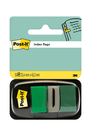 3M Index Post-It green plastic
