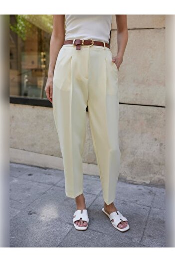Eternity Global Belted Trousers Yellow