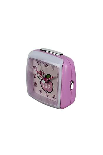 SANRIO Hello Kitty alarm clock, glow-in-the-dark hands, 8 x 9 cm, ZR26321