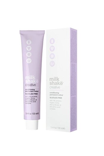 Milkshake Milk Shake, Creative, SLS/SLES-Free, Permanent Hair Dye, 4.04NN Medium Brown Intense, 100 ml